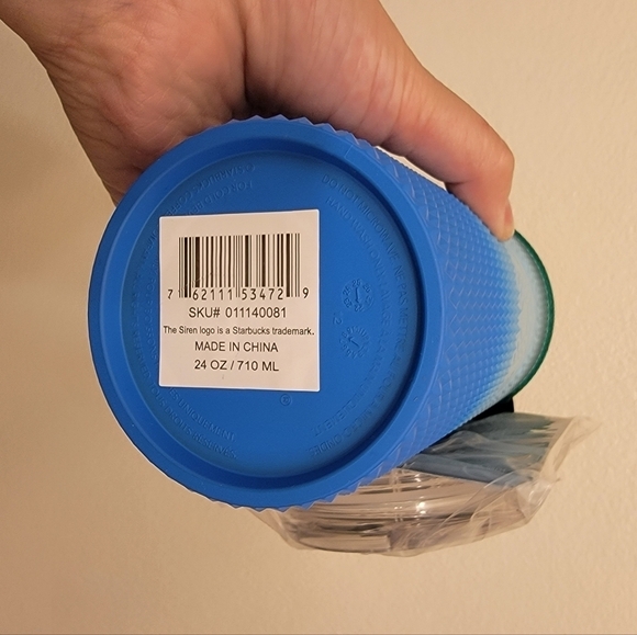 NWT Starbucks 2023 LATAM Release Studded Gradient Bling, Venti Tumbler - Picture 5 of 6